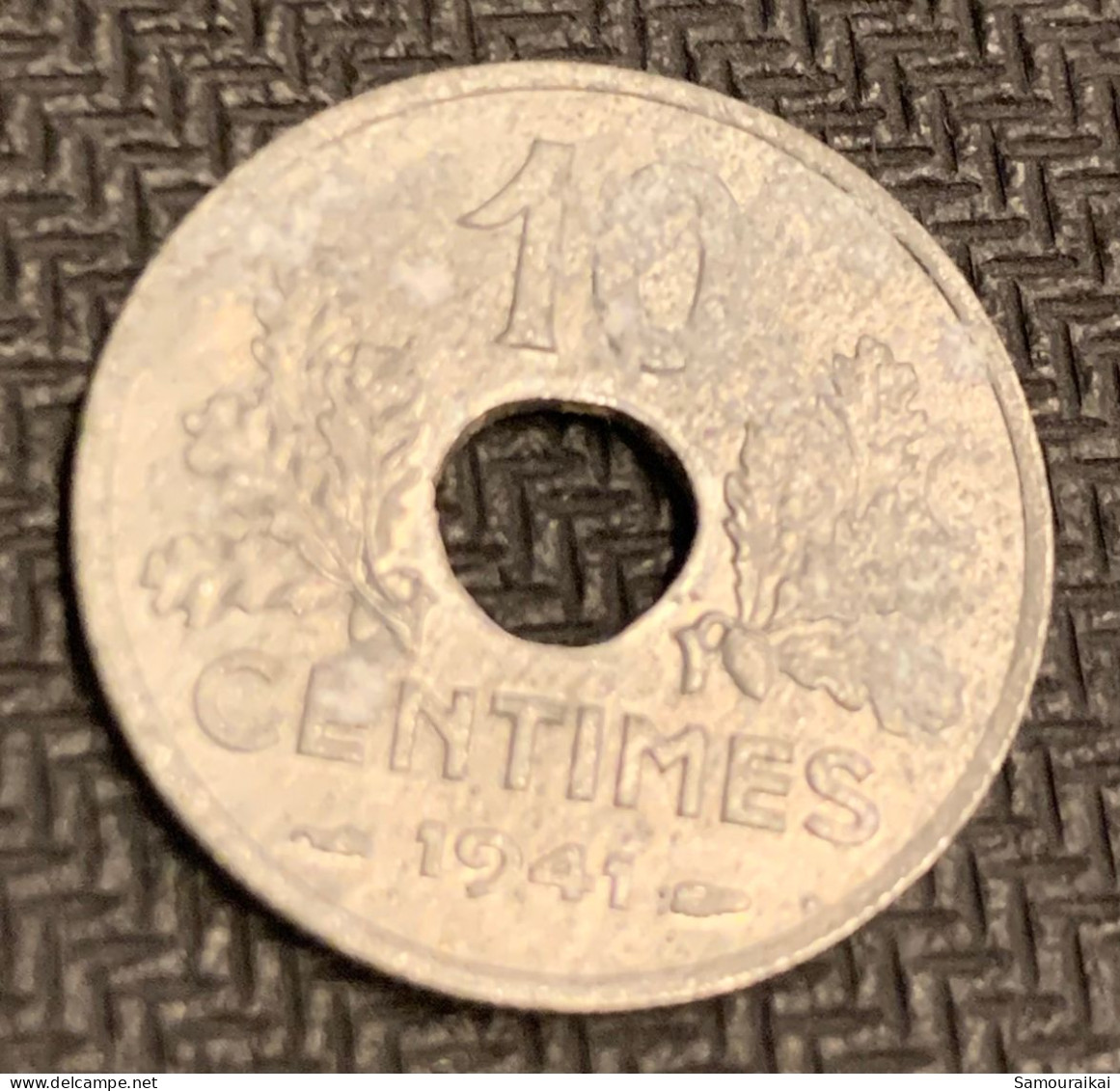 France 10 Centimes ETAT FRANCAIS 1941 - 10 Centimes