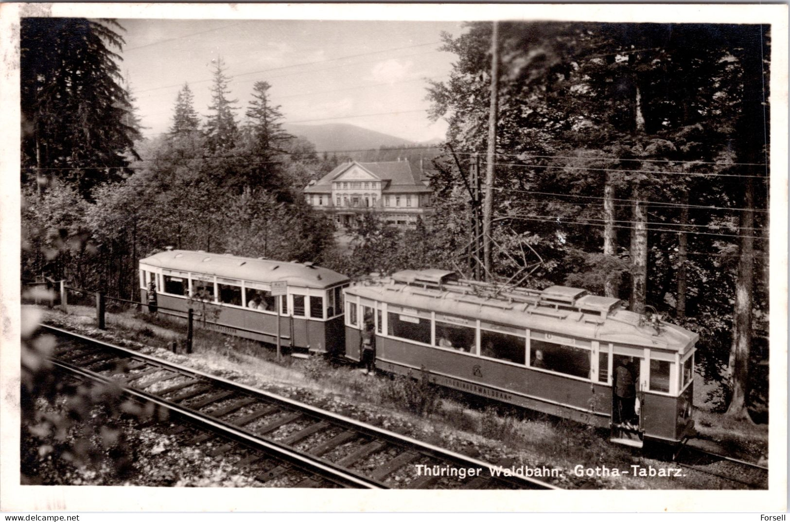 Thüringer Waldbahn , Gotha-Tabarz (Stempel: Gotha 1939) - Gotha