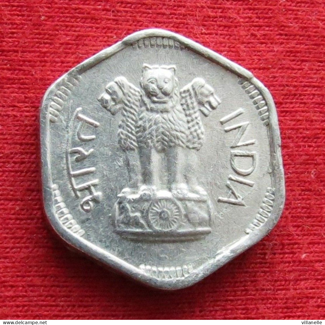 India 3 Paise 1965 C KM# 14.1 Type 1 *VT Calcutta Inde Indien Indies Indes Paisa - Inde