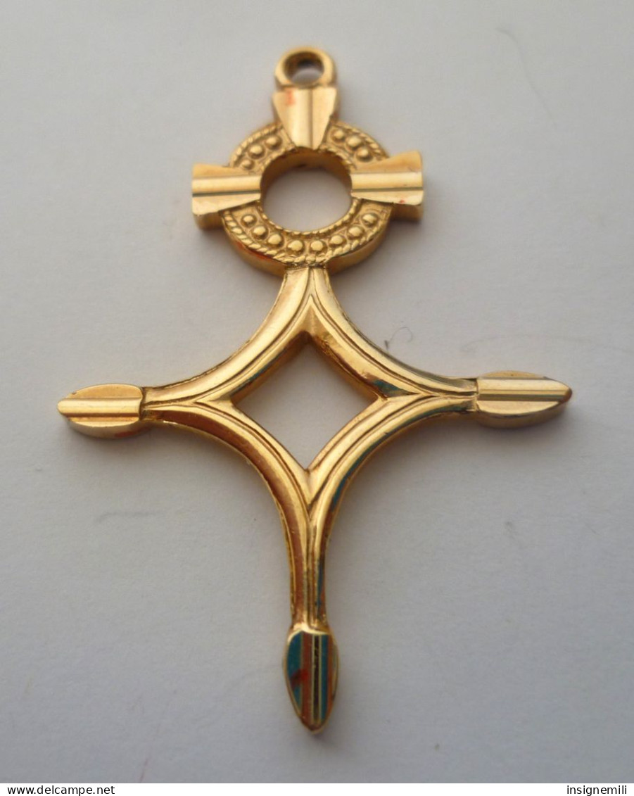 Pendentif CROIX DU SUD AGADES - Doré - Etnica