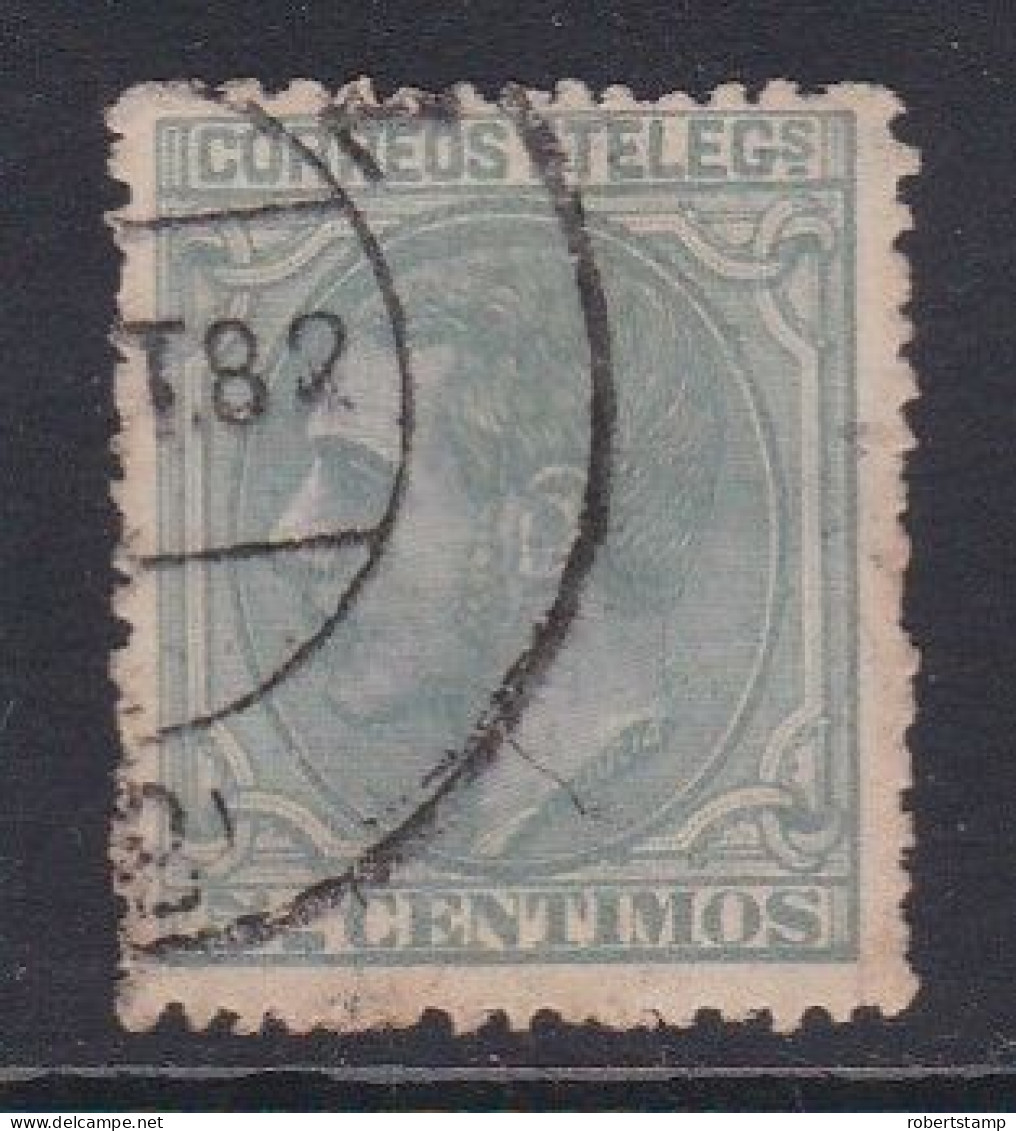 ESPAÑA 1879 - Alfonso XII Sello Usado 5 C. Edifil Nº 201 - Used Stamps