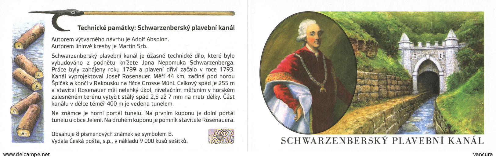 **booklet 1156 Czech Republic Schwarzenberg Canal  2022 - Nuovi