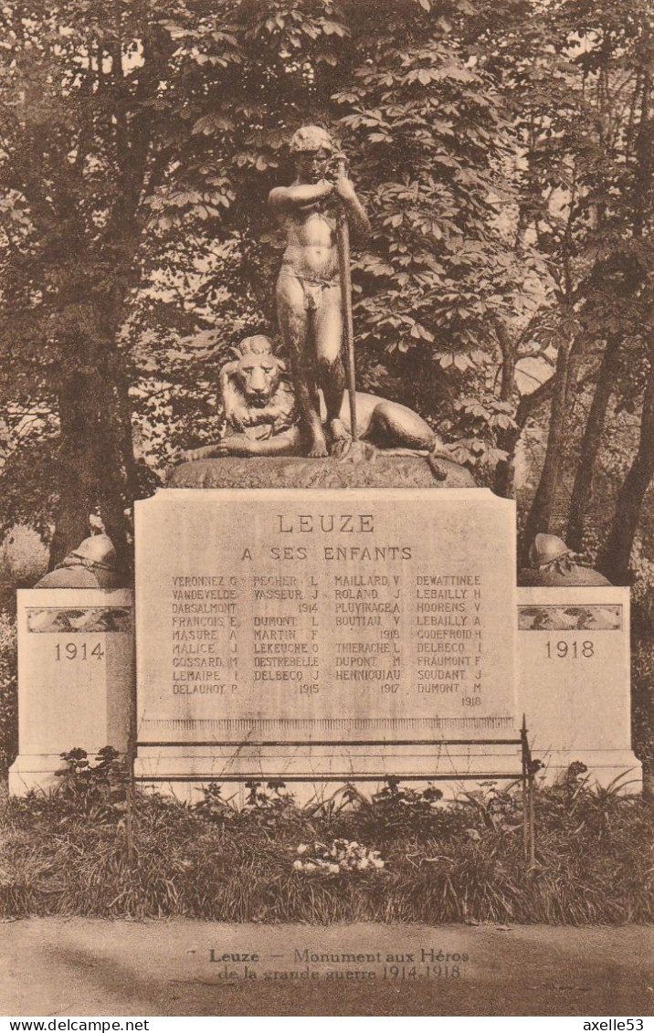 Leuze Belgique (9823) Monument Aux Héros De La Grande Guerre 1914-1918 - Leuze-en-Hainaut