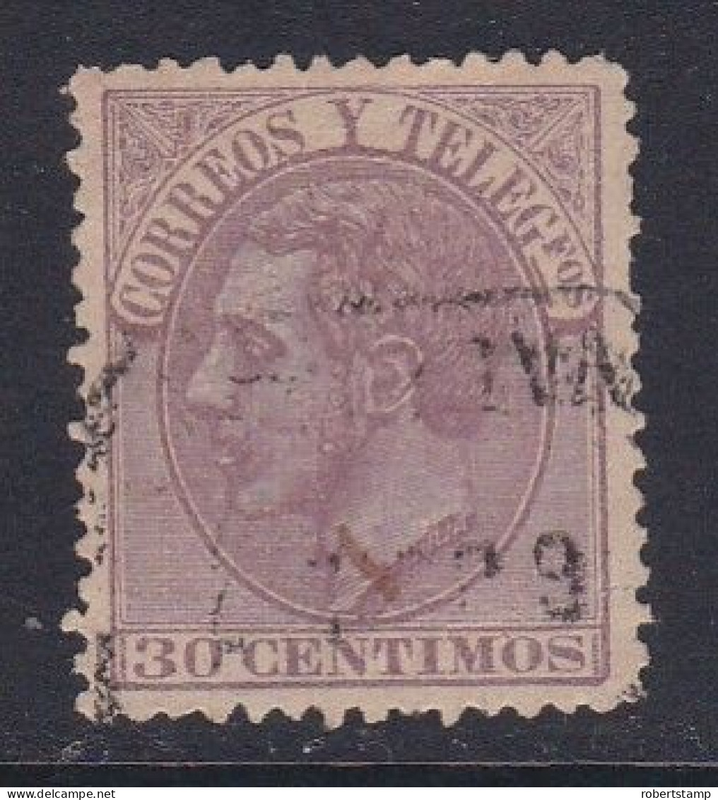 ESPAÑA 1882 - Alfonso XII Sello Usado 30 C. Edifil Nº 211 - Used Stamps