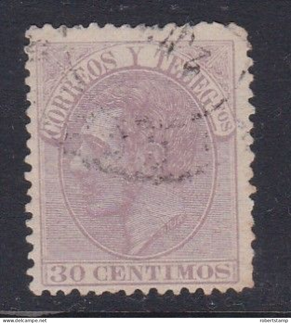 ESPAÑA 1882 - Alfonso XII Sello Usado 30 C. Edifil Nº 211 - Used Stamps