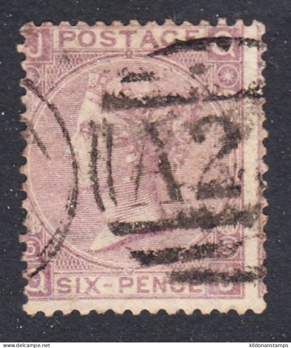 1865-67 Great Britain, Cancelled, Plate 5, Wmk 20, Sc# ,SG 97 - Used Stamps