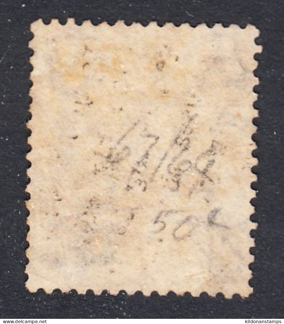 1865-67 Great Britain, Cancelled, Plate 5, Wmk 20, Sc# ,SG 97 - Usados