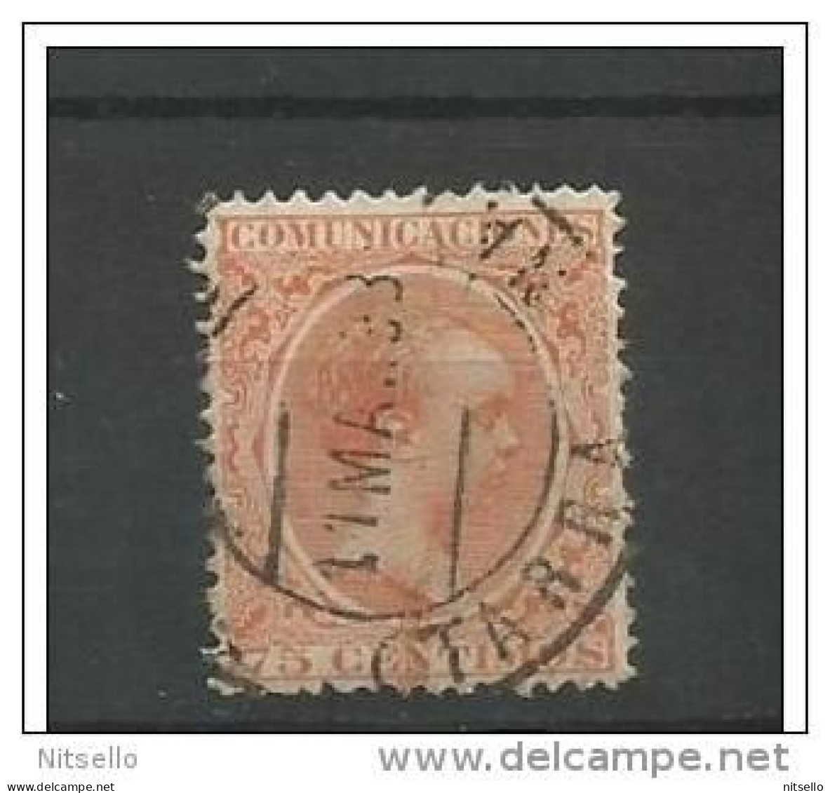 LOTE 2238 B  ///  (C116) ESPAÑA   -  EDIFIL Nº: 225  //  YVERT Nº 208  //  CATALOG/COTE:  8€  LUXE (VER CENTRAJE) - Usados