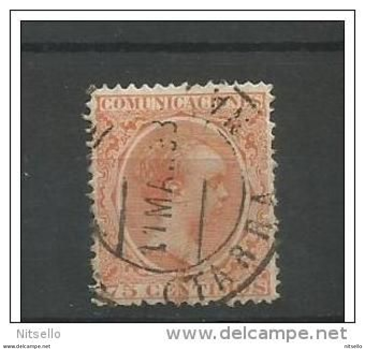 LOTE 2238 B  ///  (C116) ESPAÑA   -  EDIFIL Nº: 225  //  YVERT Nº 208  //  CATALOG/COTE:  8€  LUXE (VER CENTRAJE) - Used Stamps