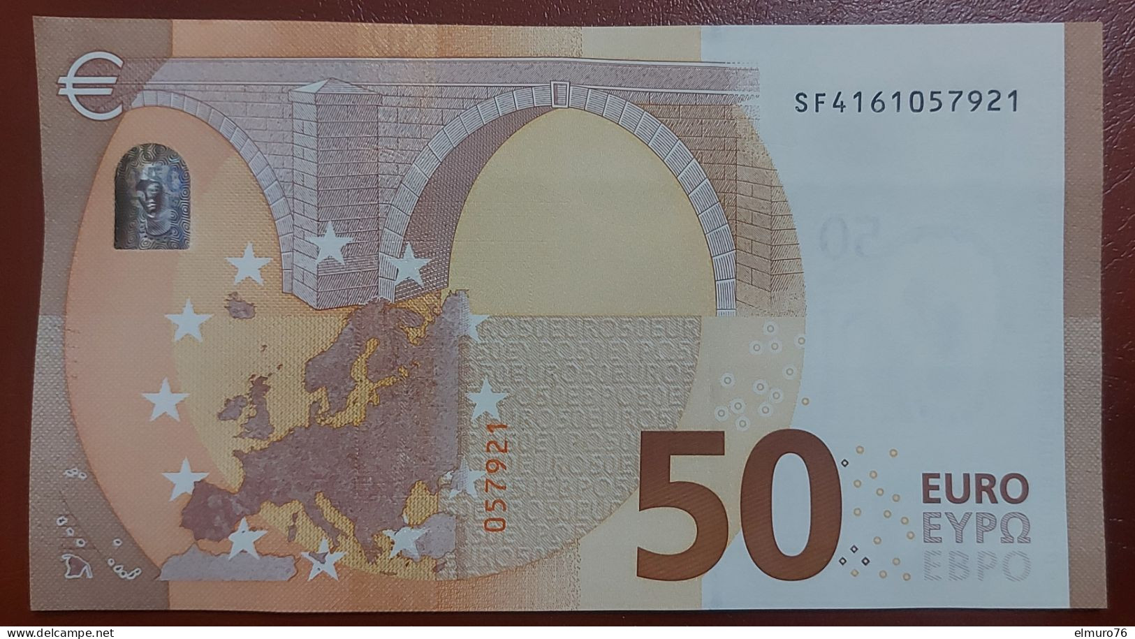 50 EURO S051D5 Italy Serie SF Ch 16  Lagarde Perfect UNC - 50 Euro