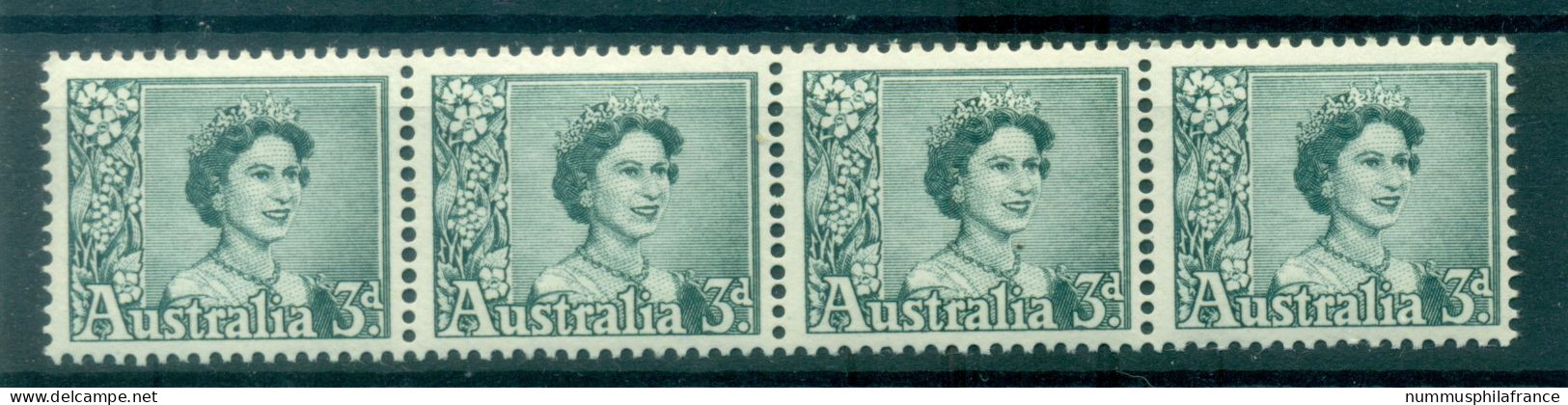 Australie 1959-62 - Y & T N. 250 - Série Courante (Michel N. 289 A X) - Bande Coil - Mint Stamps