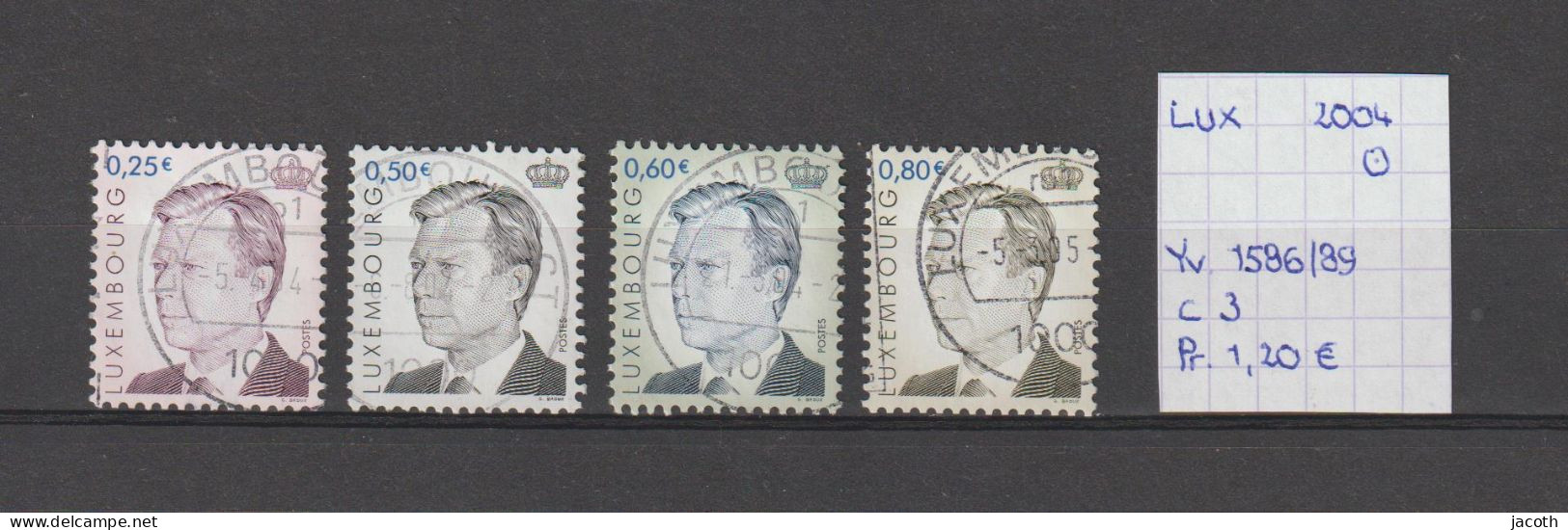 (TJ) Luxembourg 2004 - YT 1586/89 (gest./obl./used) - Used Stamps