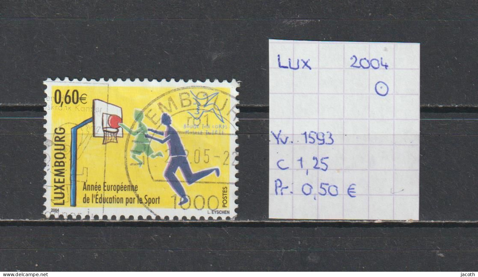 (TJ) Luxembourg 2004 - YT 1593 (gest./obl./used) - Gebraucht