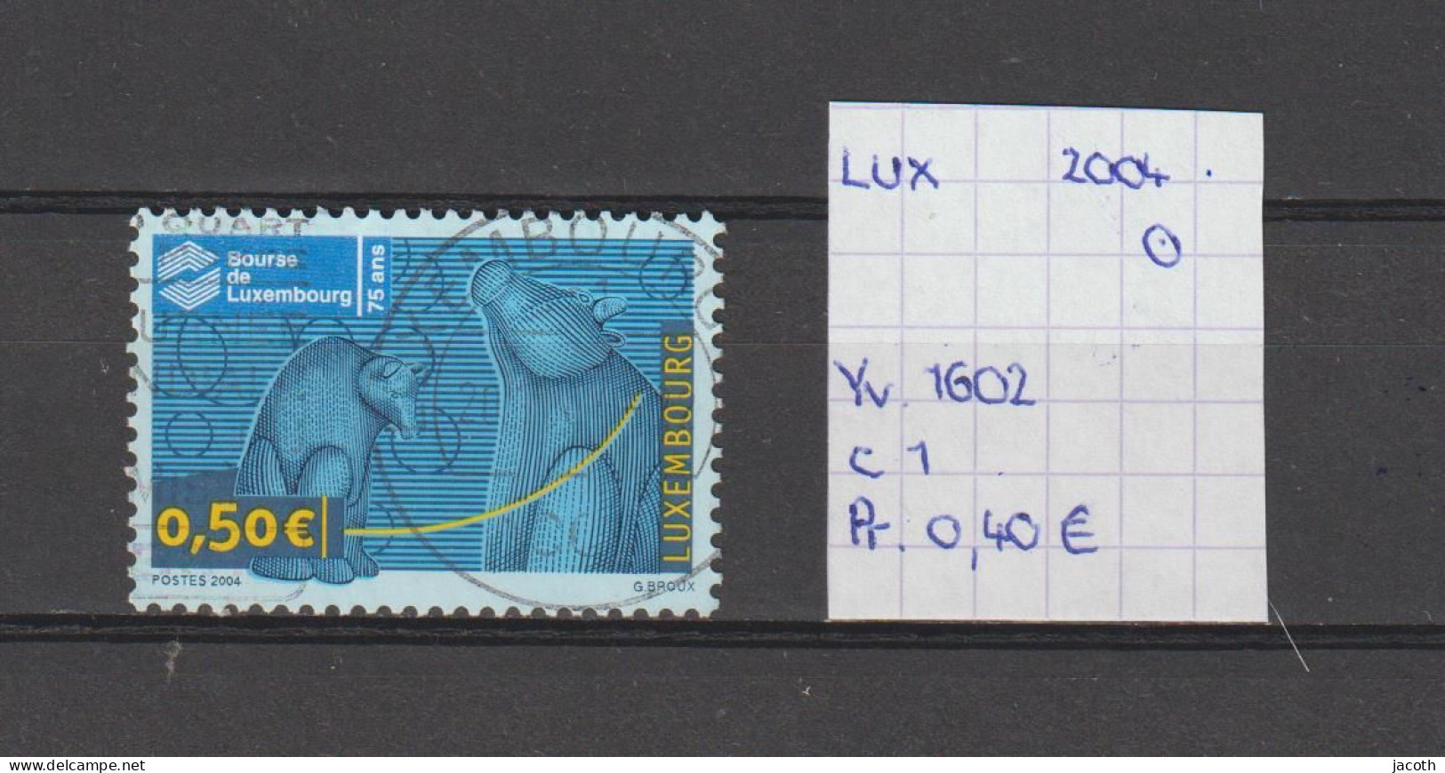 (TJ) Luxembourg 2004 - YT 1602 (gest./obl./used) - Gebruikt
