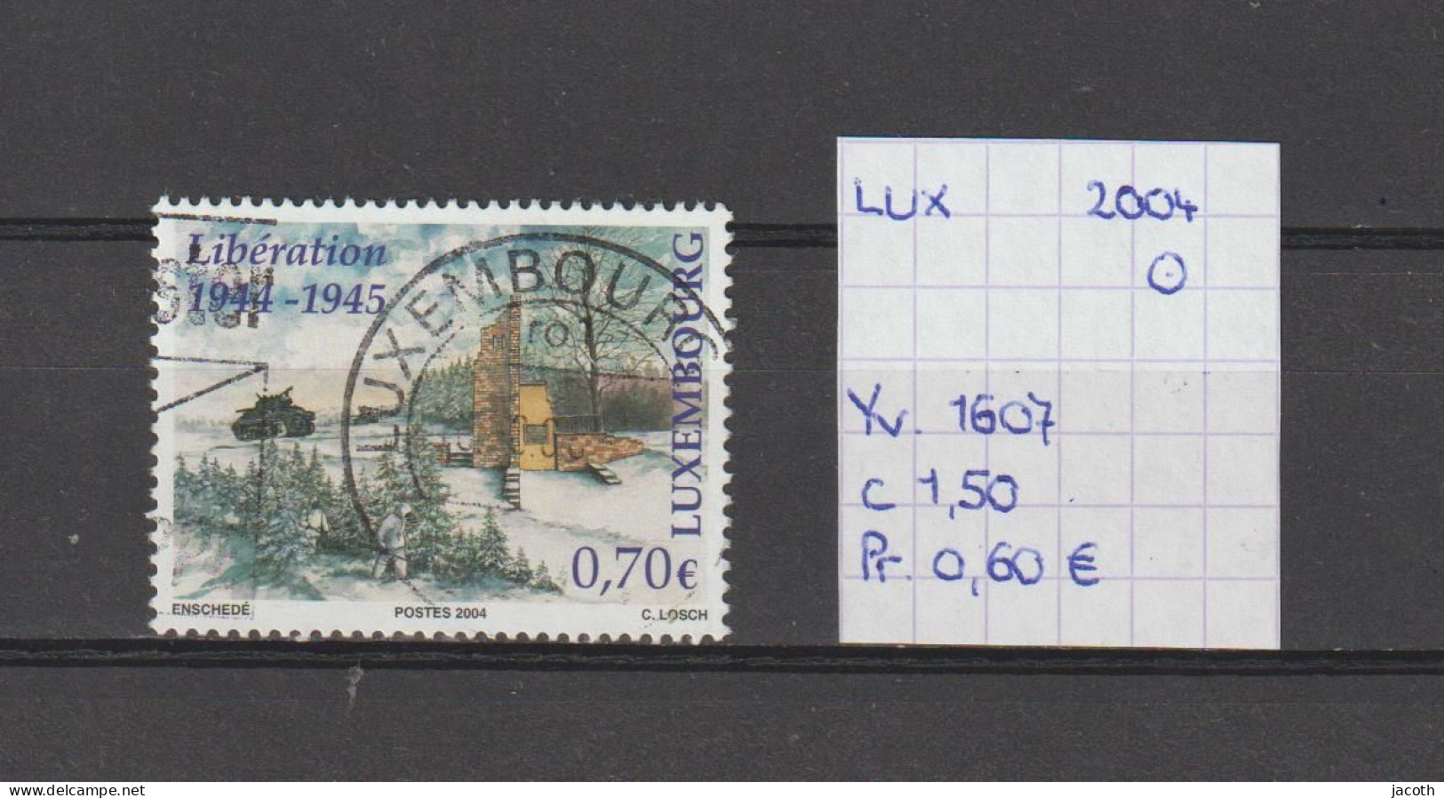 (TJ) Luxembourg 2004 - YT 1607 (gest./obl./used) - Usados