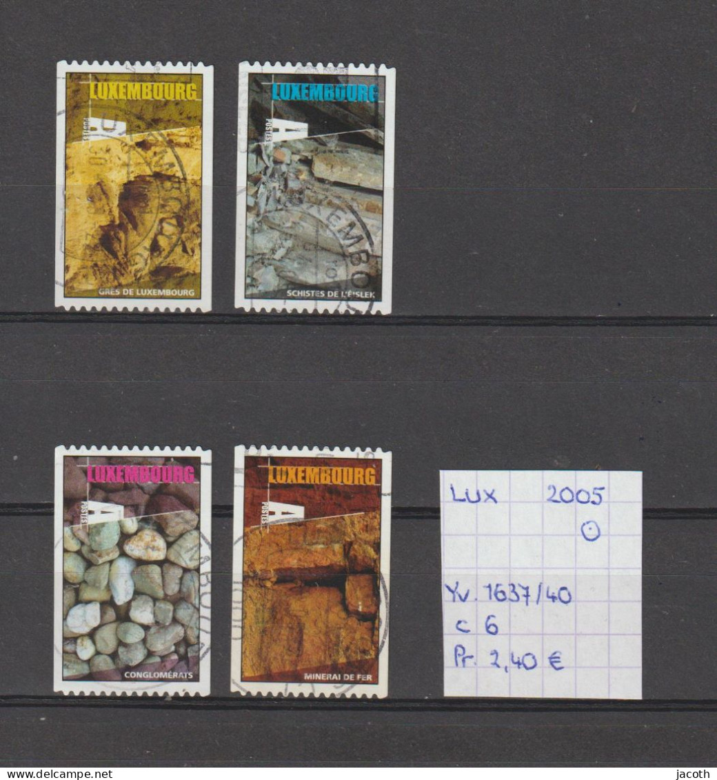 (TJ) Luxembourg 2005 - YT 1637/40 (gest./obl./used) - Usati