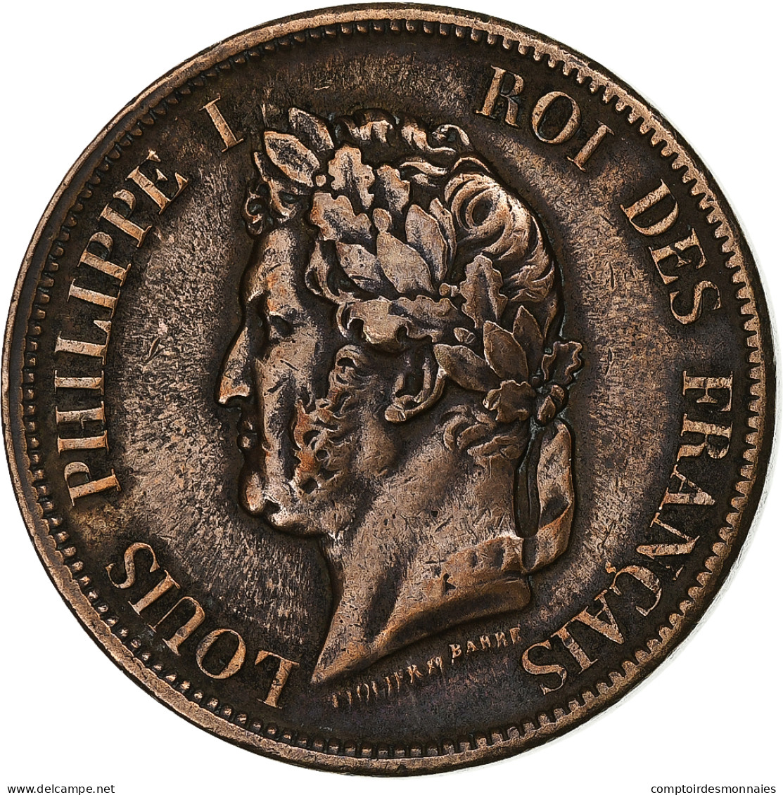 Colonies Françaises, Louis - Philippe, 10 Centimes, 1843, Paris, Bronze, TTB - Andere & Zonder Classificatie