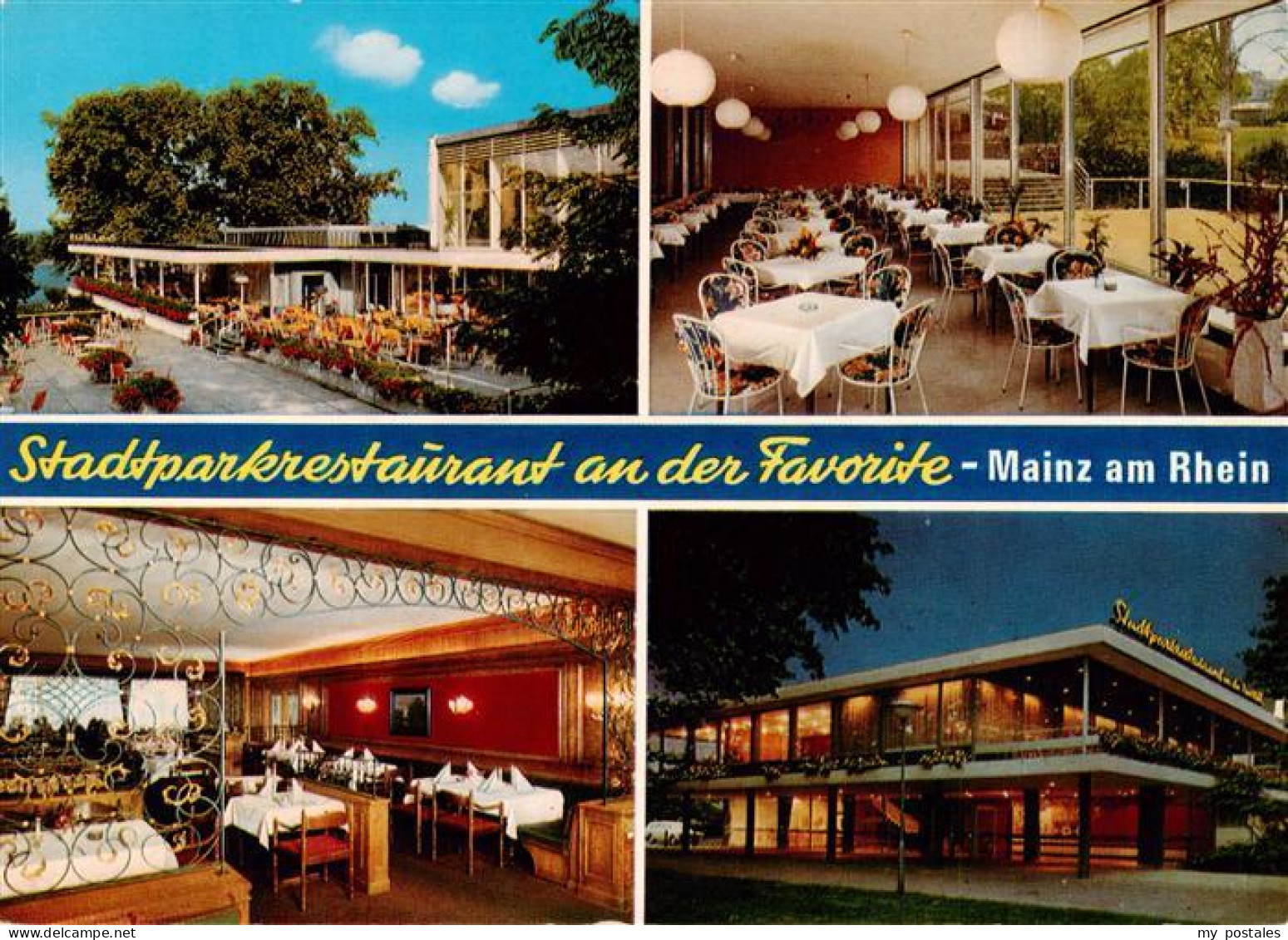 73911598 Mainz  Rhein Stadtparkrestaurant An Der Favorite Gastraeume - Mainz