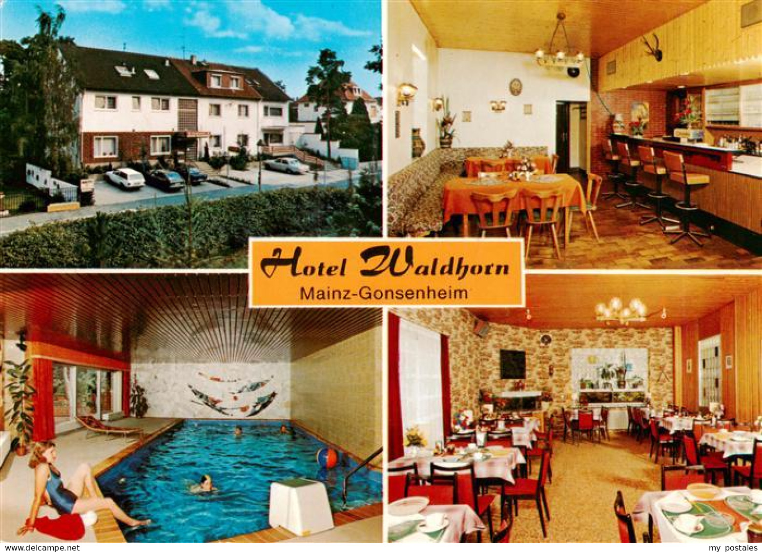 73911592 Gonsenheim Hotel Waldhorn Gastraeume Hallenbad - Mainz