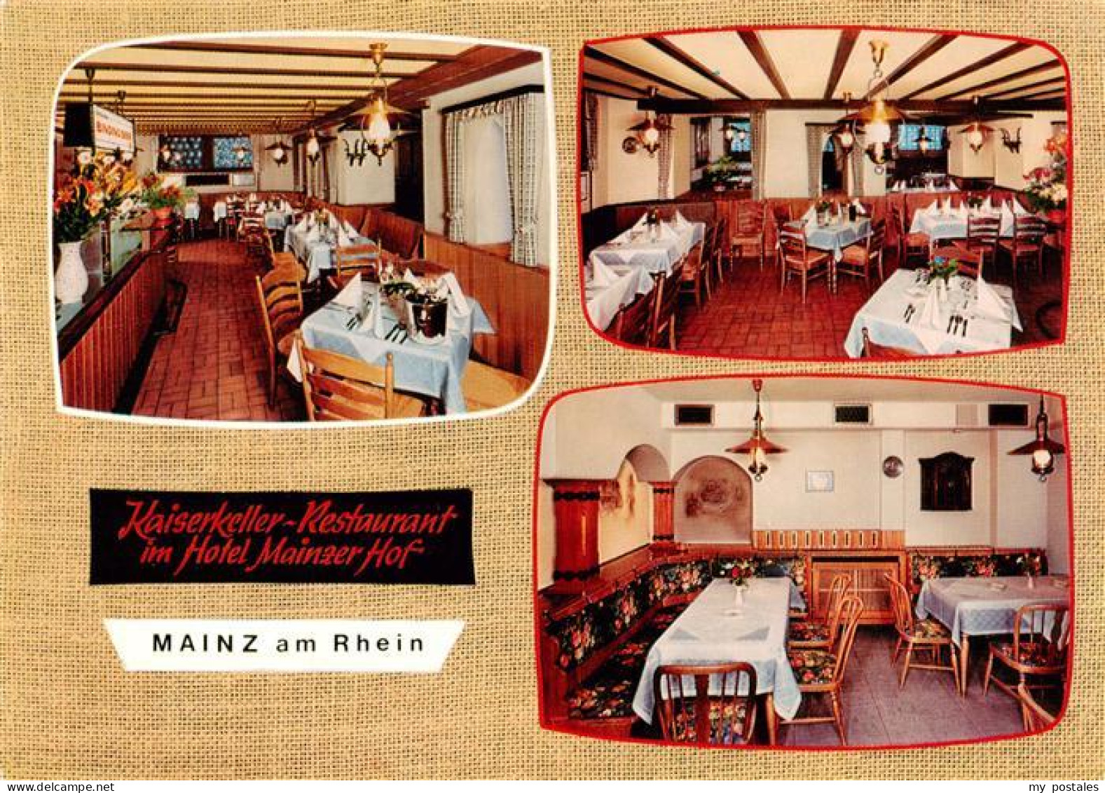 73911586 Mainz  Rhein Kaiserkeller Restaurant Im Hotel Mainzer Hof - Mainz