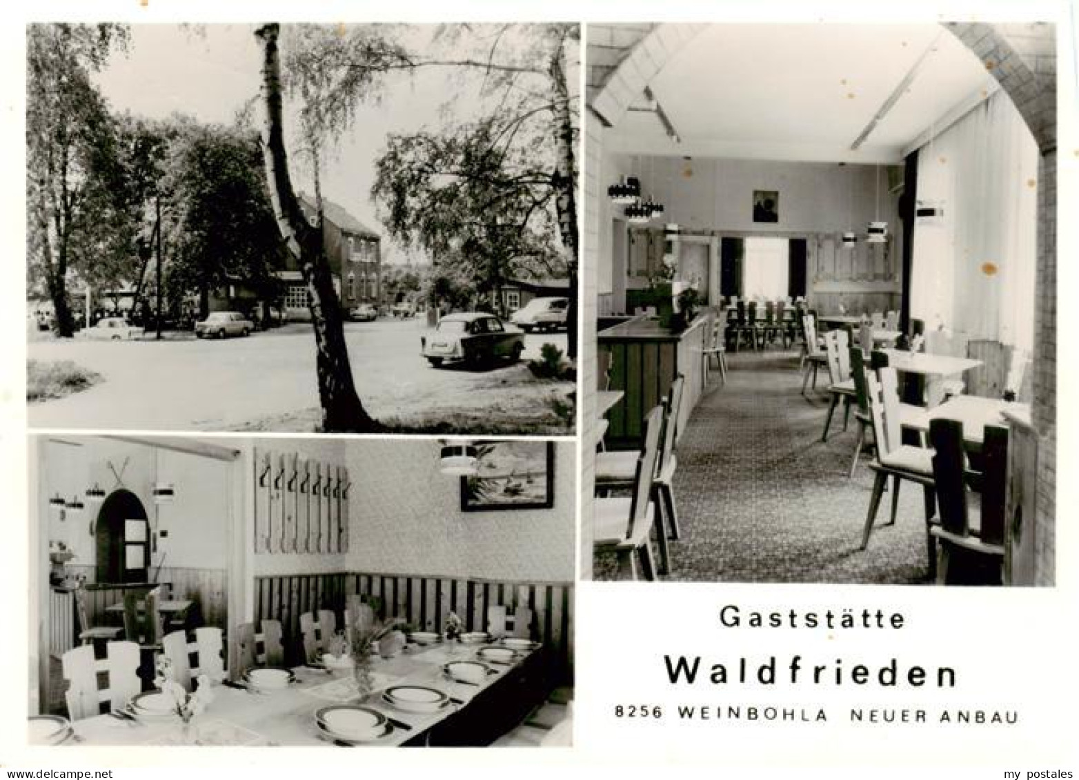 73871808 Weinboehla Gaststaette Waldfrieden Neuer Anbau Gastraum Handabzug Weinb - Weinboehla