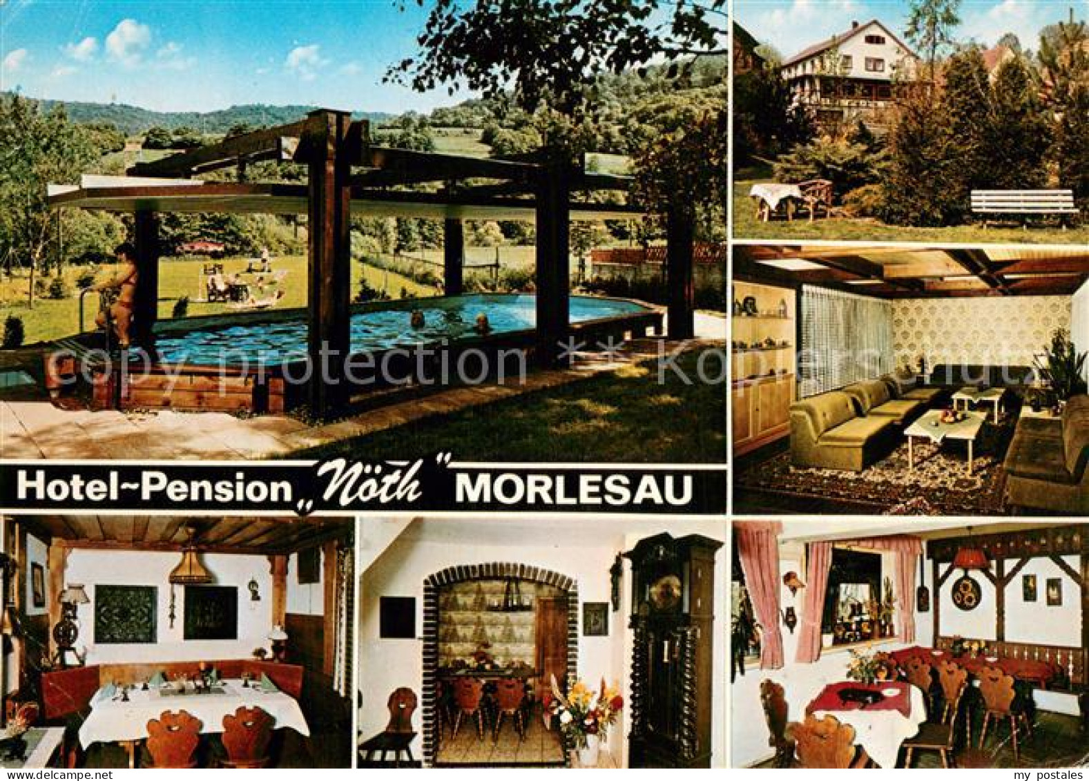 73730843 Morlesau Unterfranken Hotel-Pension Noeth Teilansichten Morlesau Unterf - Hammelburg