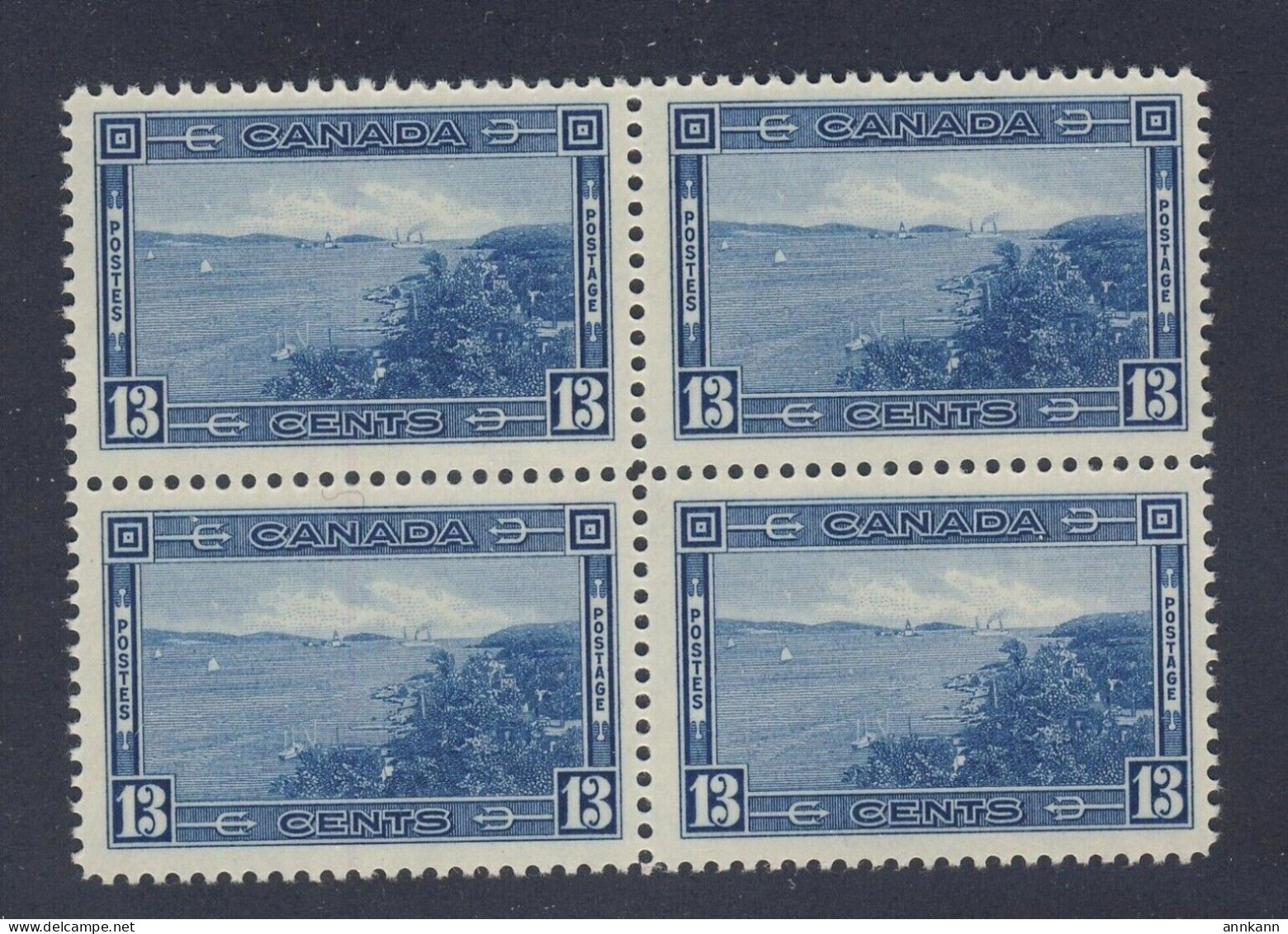 Canada Stamps Block #242 -13c Halifax Harbor MNH VF (S17) - Blocs-feuillets