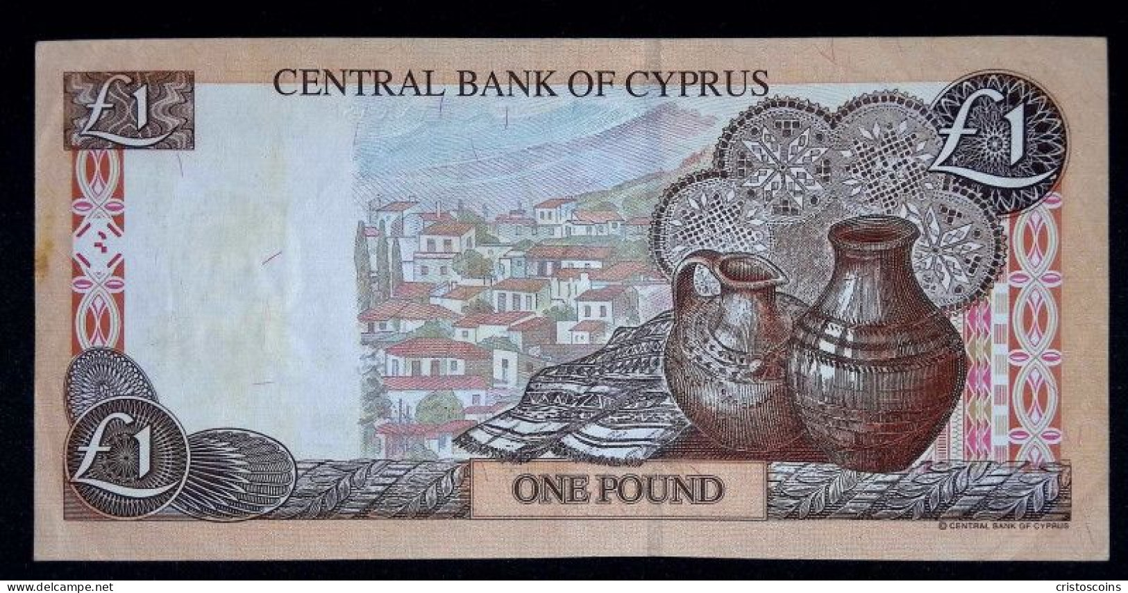 Cyprus 1 £ Pound 1998 BB+ P-60b (B/69 - Chypre