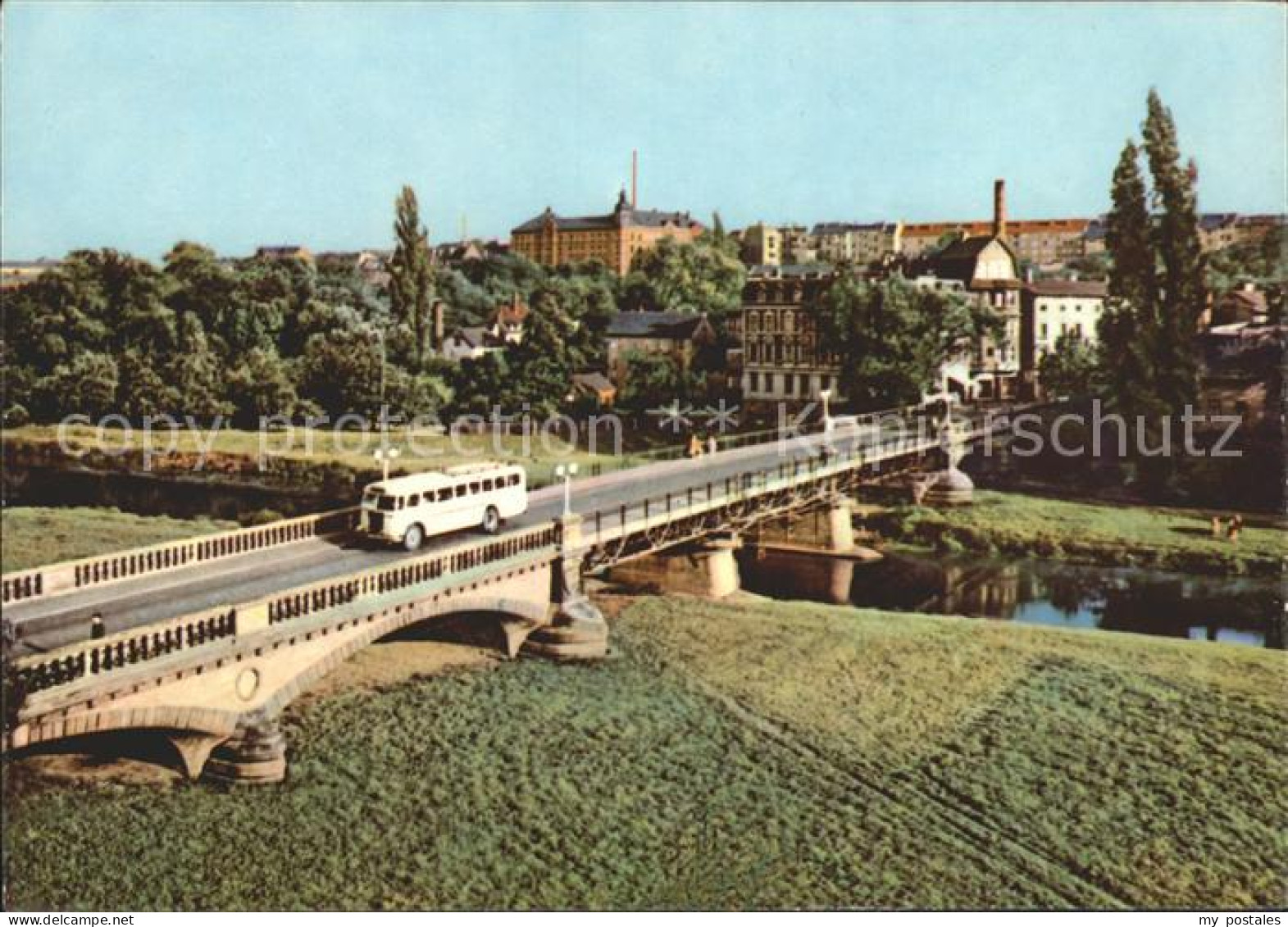 72062652 Zeitz Karl Marx Bruecke Mit Bus Zeitz - Zeitz