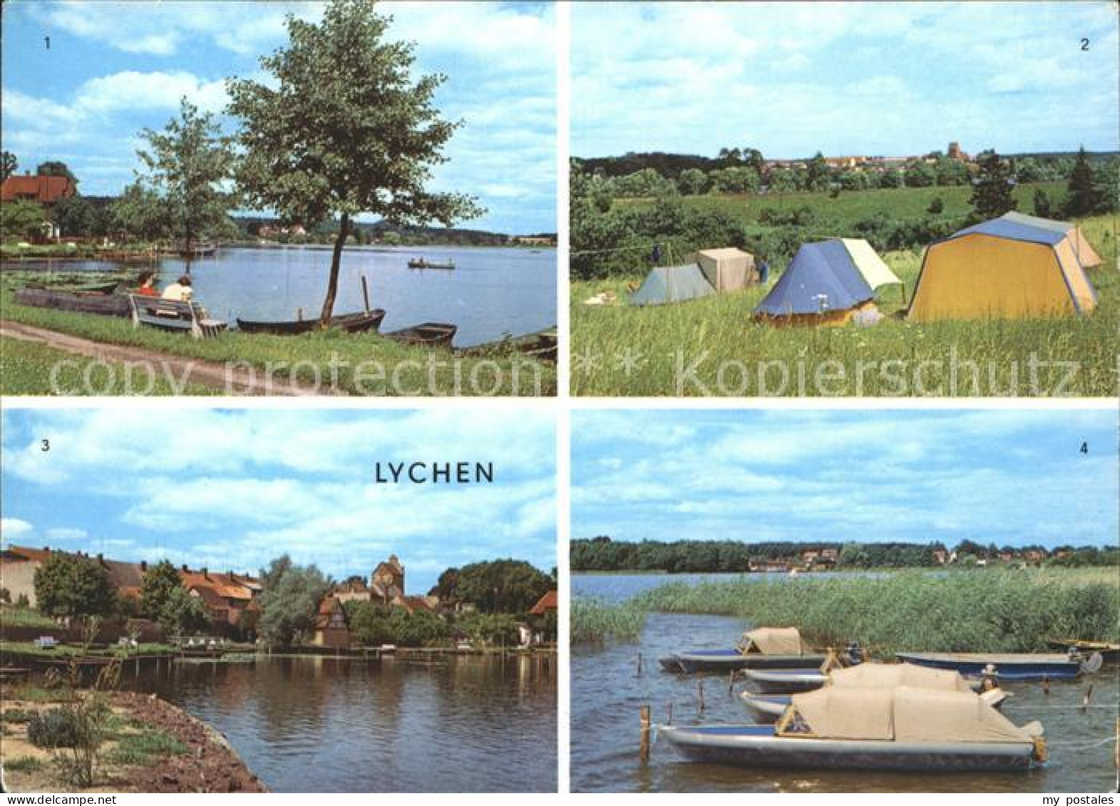 72062406 Lychen Camping Oberpfuhlsee Grosser Lychensee Lychen - Lychen