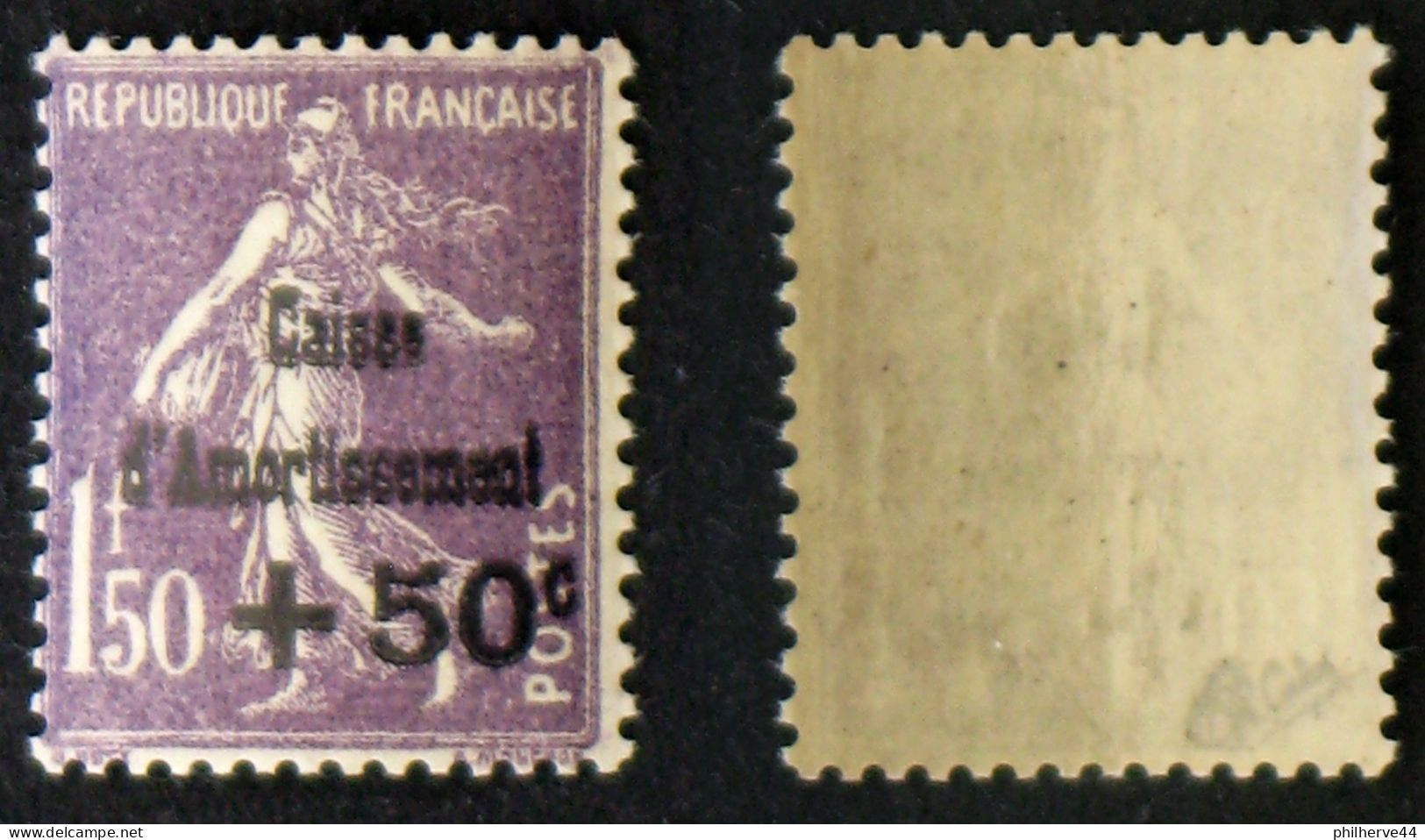 N° 268 CAISSE D'AMORTISSEMENT Neuf N** TB 200€ Signé Calves - Unused Stamps