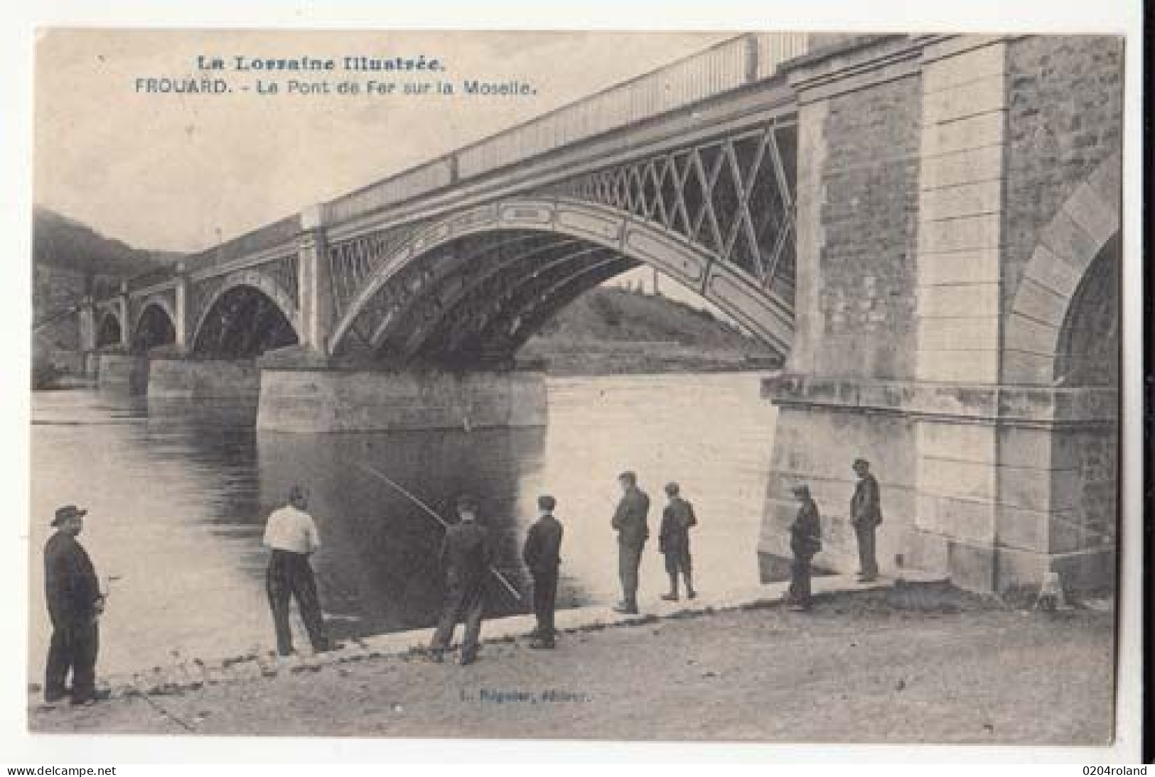 Carte France 54 - Frouard - Le Pont De FEr Sur La Moselle - Prix Fixe - Frouard