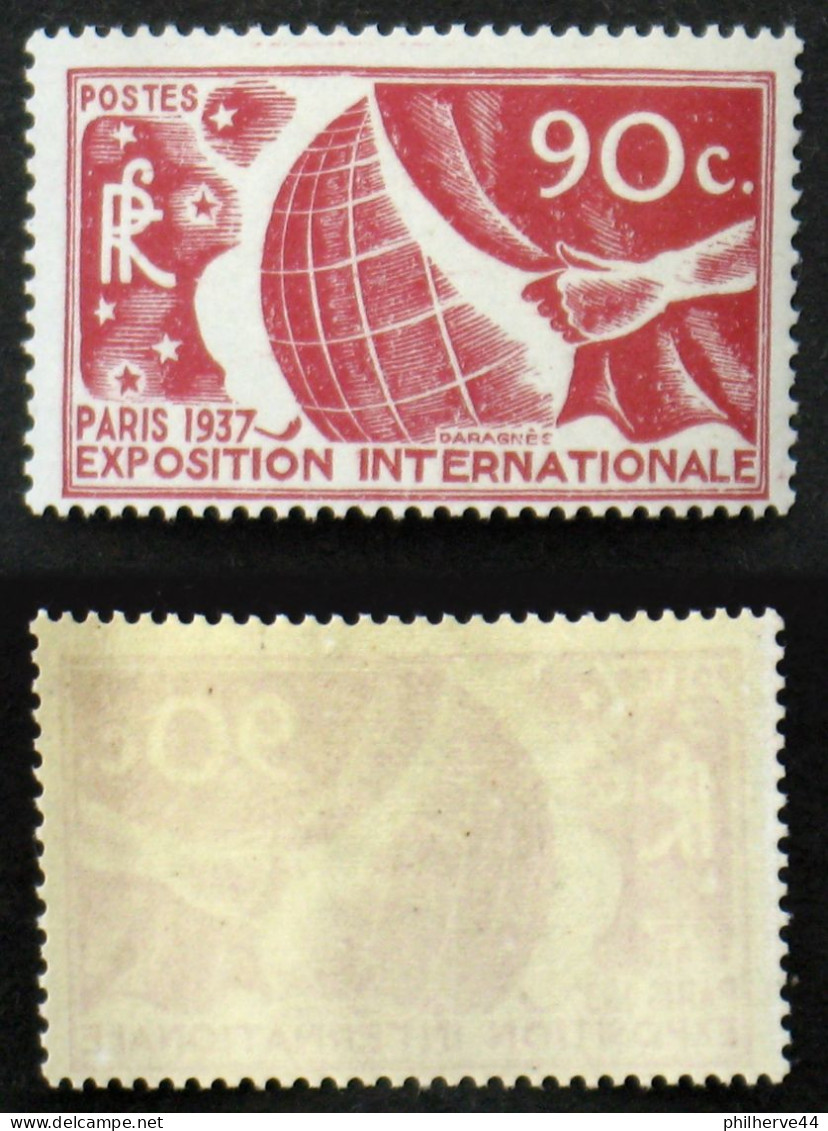 N° 326 EXPO INTERNATIONALE 1936 Neuf N** TB Cote 33€ - Nuevos