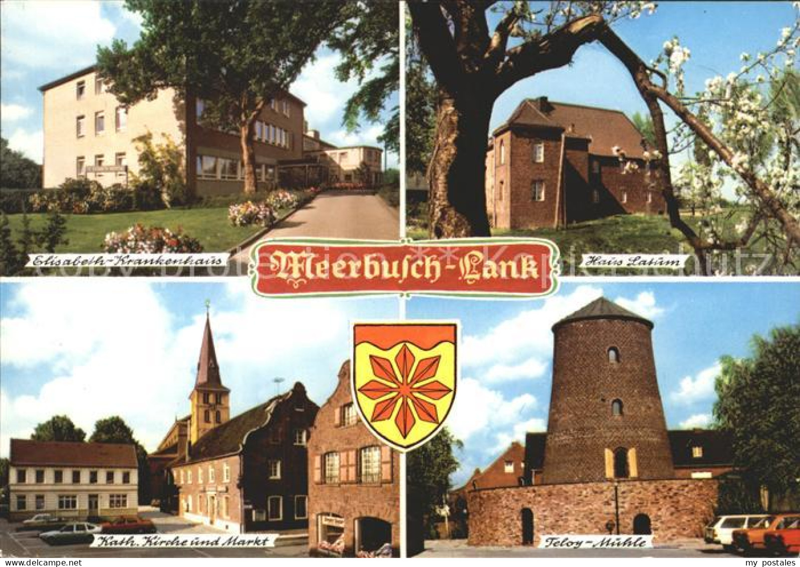 72048224 Lank-Latum Krankenhaus Haus Latum Muehle Kirche Markt Wappen Lank-Latum - Meerbusch