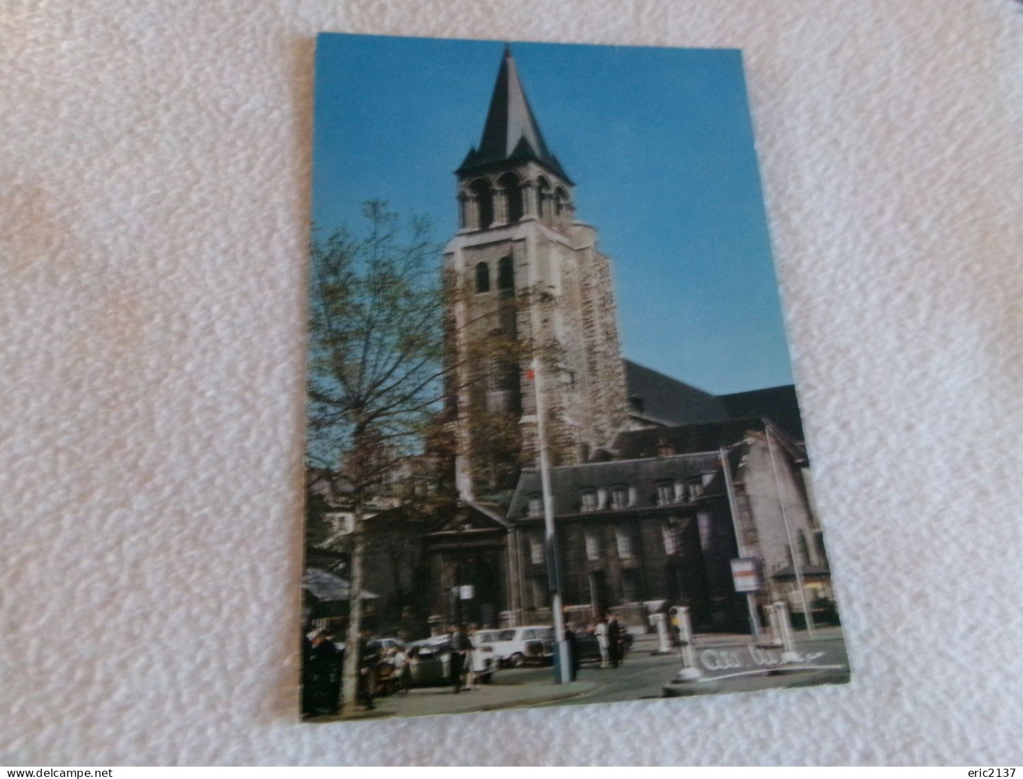 BELLE CARTE PHOTO.."PARIS...EGLISE SAINT-GERMAIN DES PRES"....signe A. MONIER - Monier