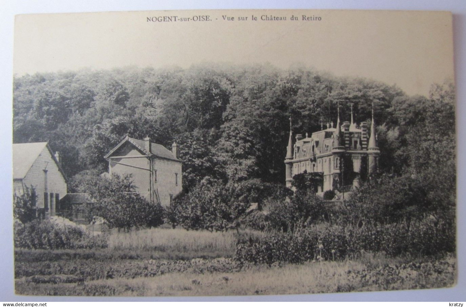 FRANCE - OISE - NOGENT-sur-OISE - Vue Sur Le Château Du Retiro - 1912 - Nogent Sur Oise