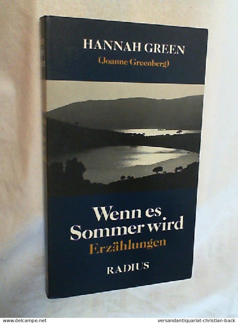 Wenn Es Sommer Wird : Erzählungen. - Otros & Sin Clasificación