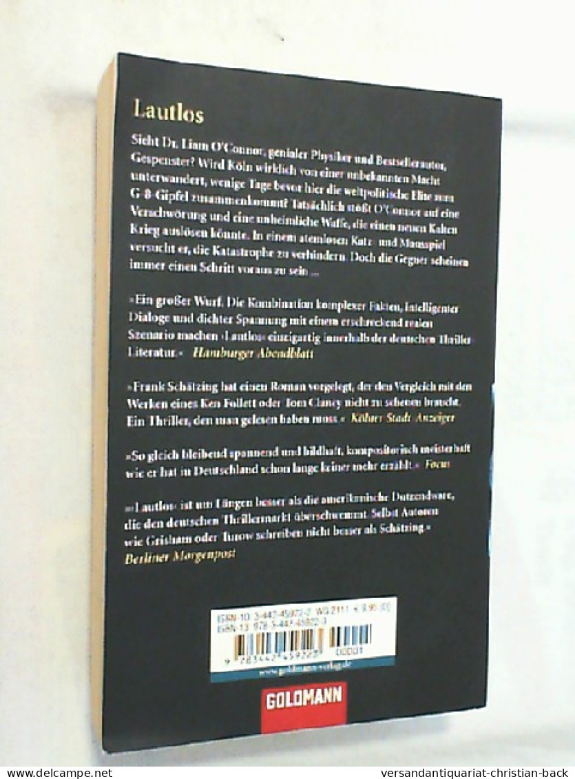 Lautlos : Roman. - Unterhaltungsliteratur