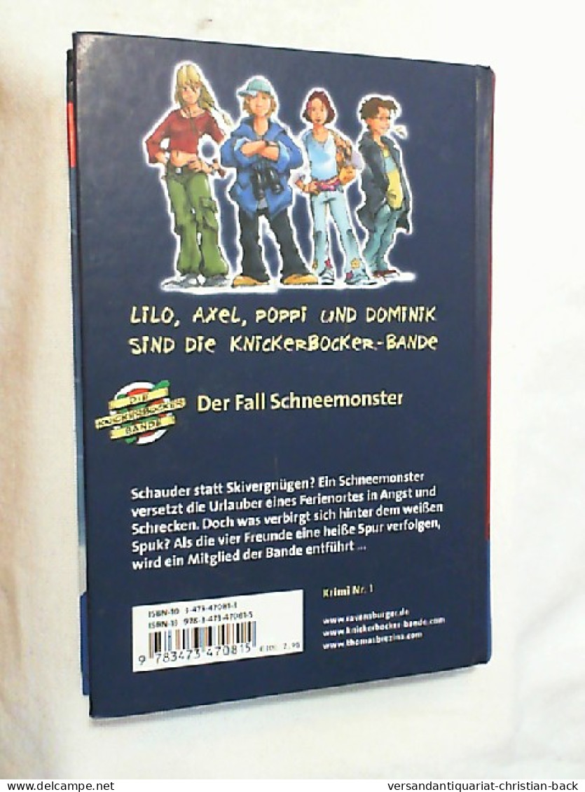 Die Knickerbocker-Bande; Teil: Krimiabenteuer Nr. 1., Rätsel Um Das Schneemonster. - Sonstige & Ohne Zuordnung