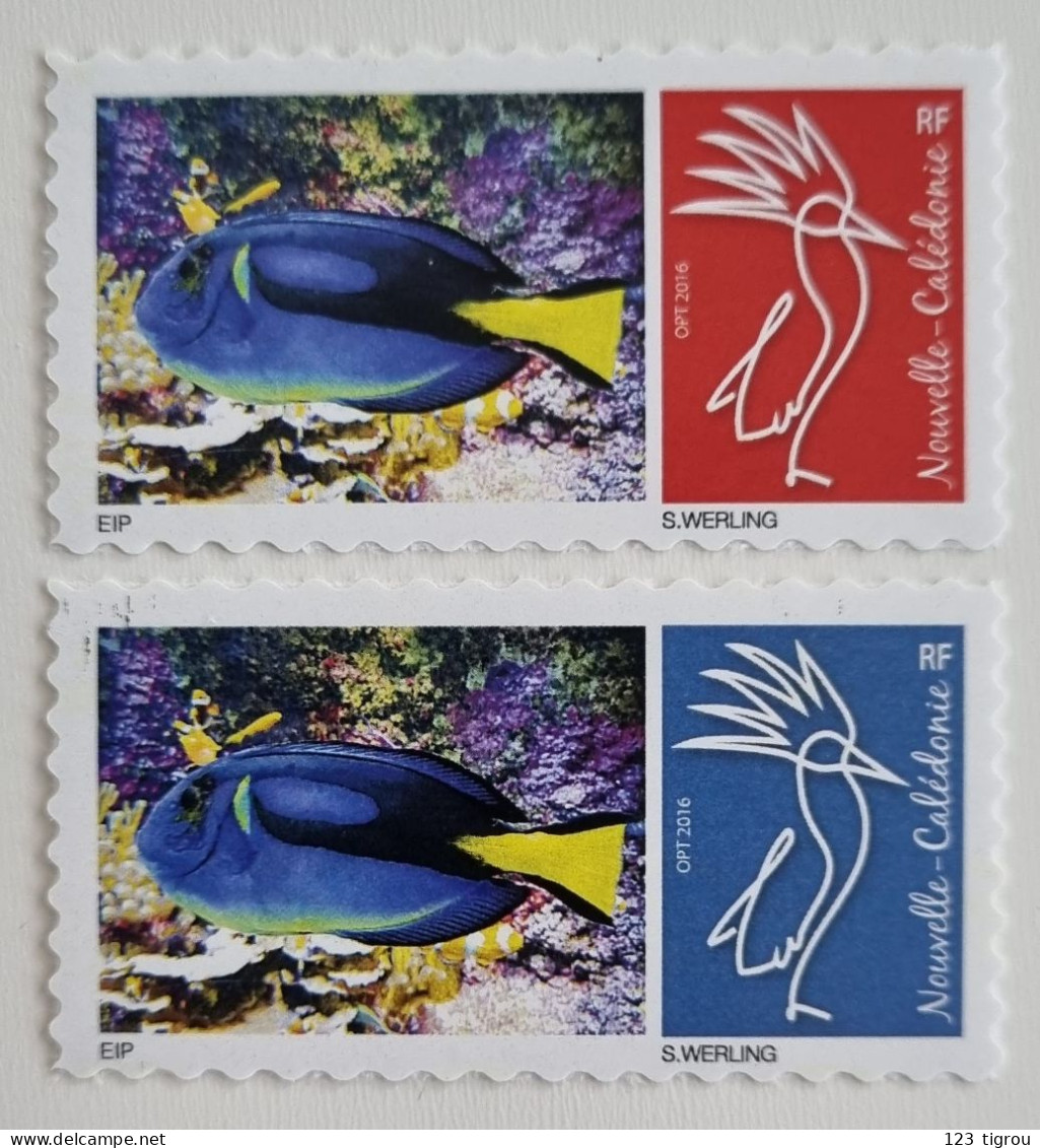 VARIETE CAGOU PERSONNALISE LOGO POISSON CHIRURGIEN 2020 GS EXTRAIT D'UNE FEUILLE DE 20 EX TB - Unused Stamps