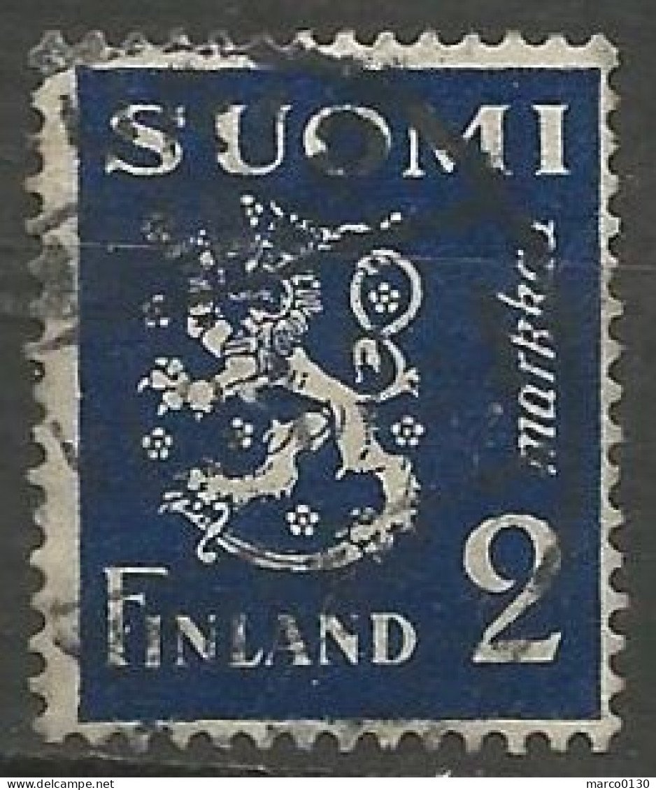 FINLANDE N° 151 OBLITERE - Usati