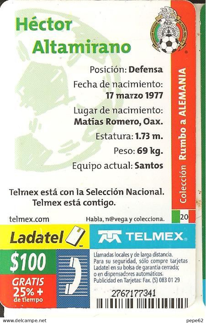 Hector Altamirano-equipe Santos- Ladatel 100- Telmex - Sport