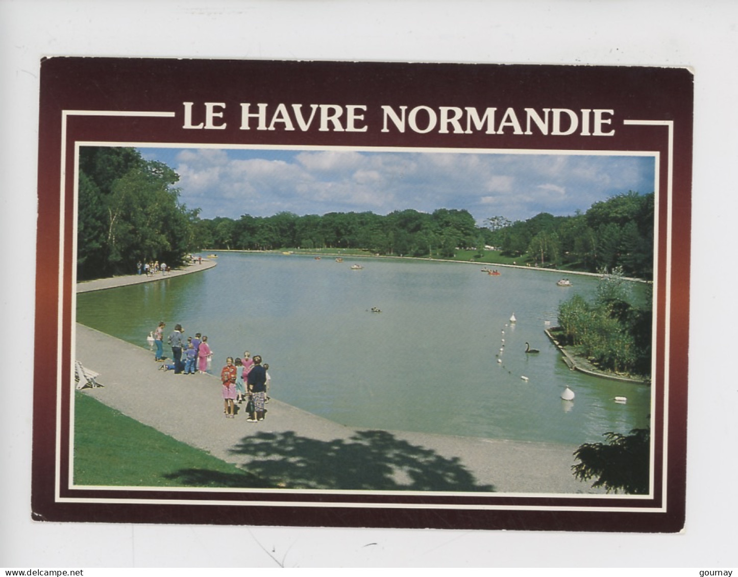 Le Havre Normandie - La Forêt De Montgeon, Le Lac (cp Vierge N°168 Mage) - Forêt De Montgeon