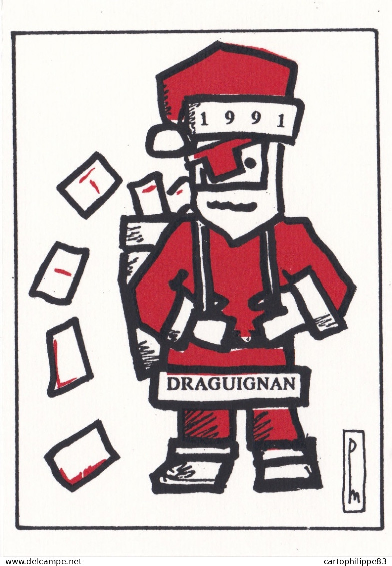 ILLUSTRATEUR PIERRE MARQUER CARTE PIRATE DRAGUIGNAN LE PERE NOEL - Marquer