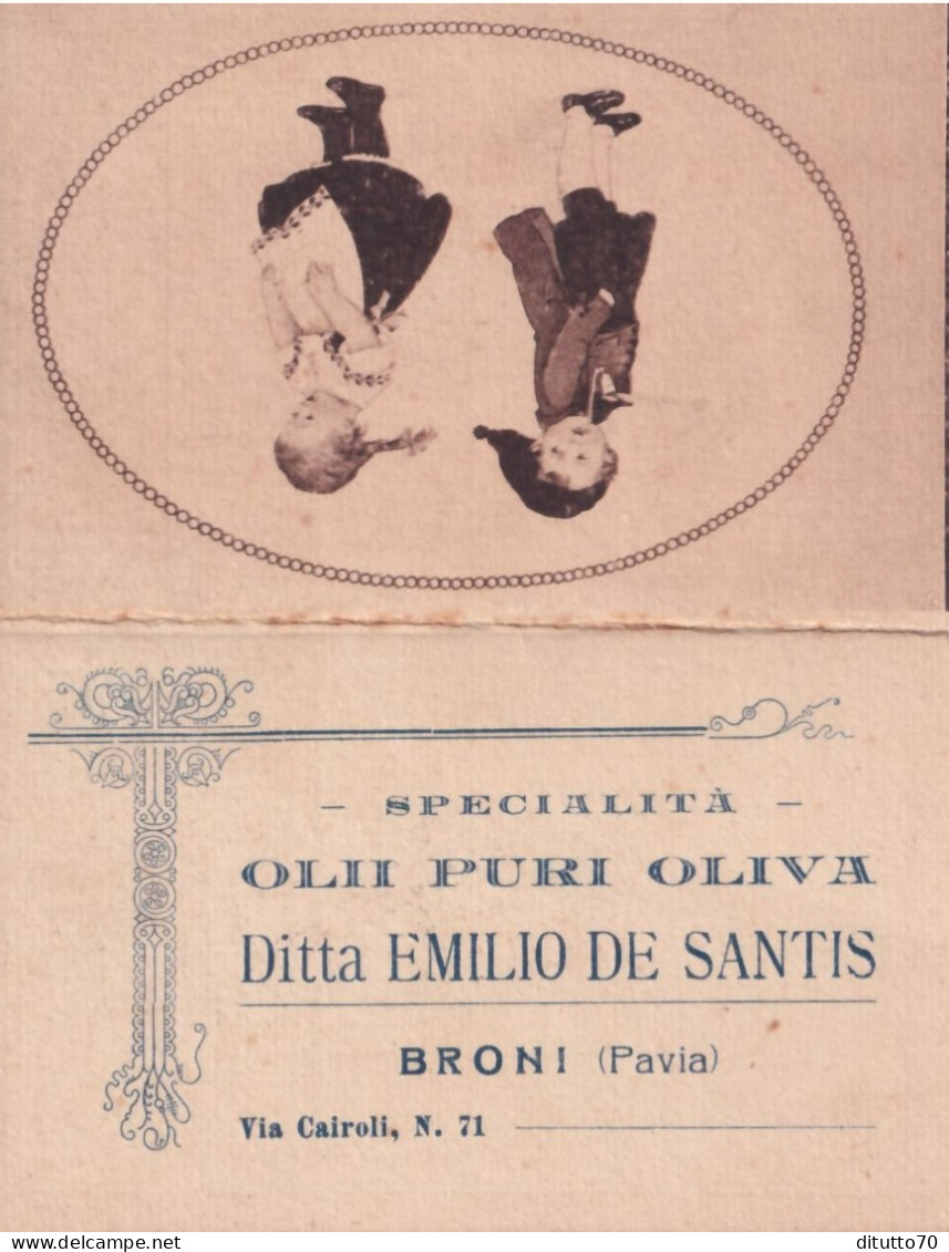 Calendarietto - Specialità - Olii Puri Oliva - Dittaemilio De Santis - Broni - Pavia - Anno 1924 - Formato Piccolo : 1921-40