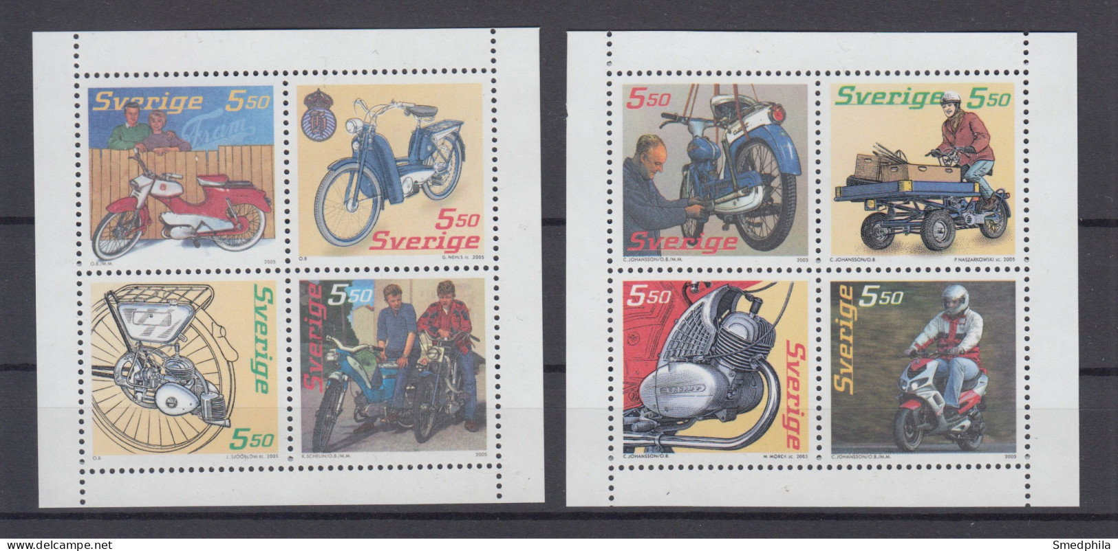 Sweden 2005 - Michel 2493-2500 MNH ** - Unused Stamps