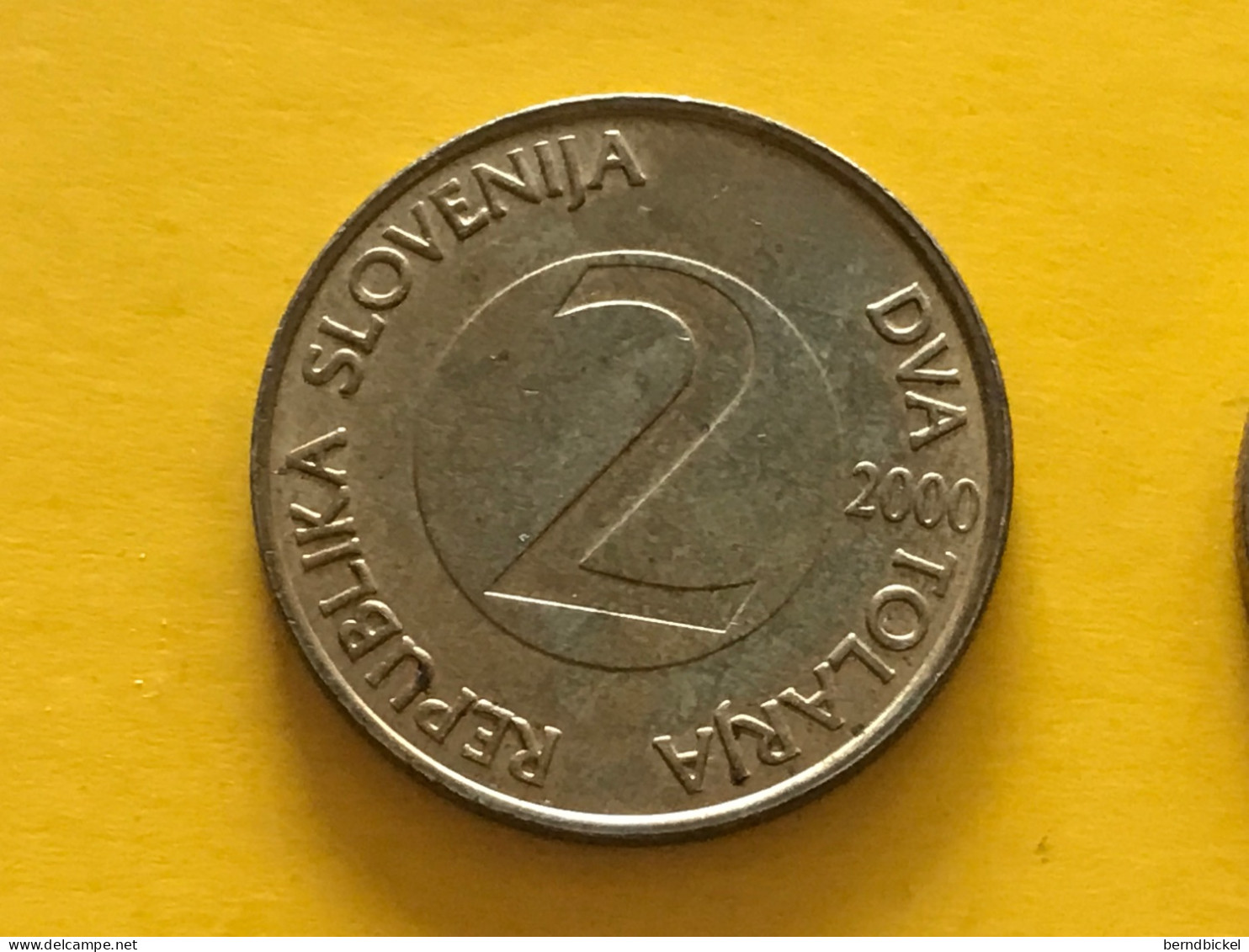 Münze Münzen Umlaufmünze Slowenien 2 Tolar 2000 - Slovenia