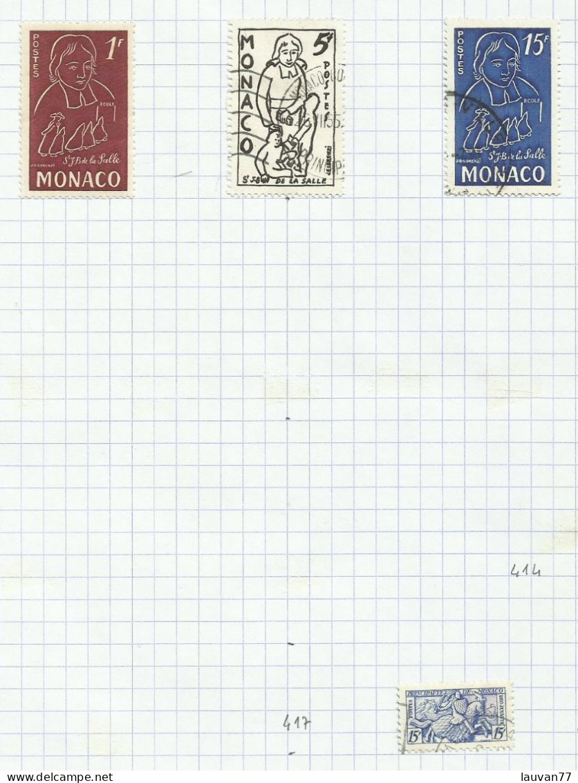 Monaco N°404, 418 Cote 9.80€ (402, 403 Offerts) - Used Stamps