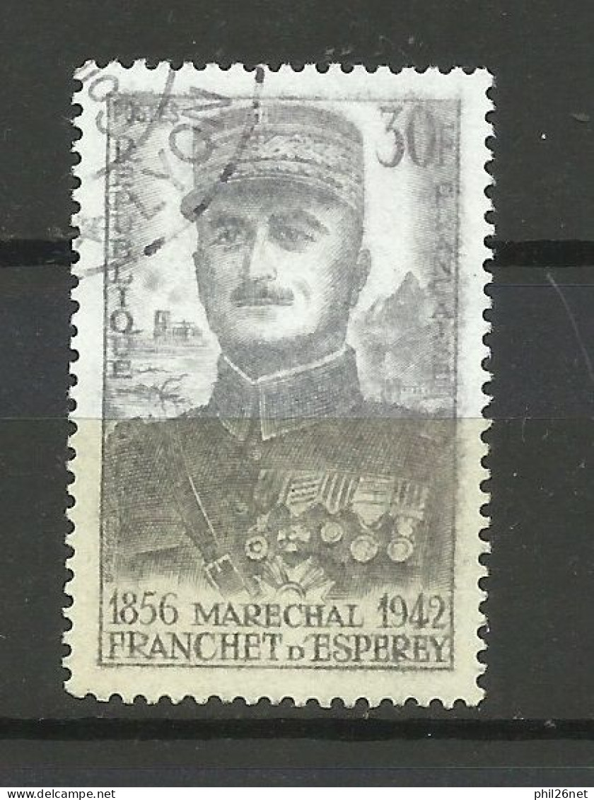 France N°  1064  Franchet D'Esperey     Gris   Oblitéré    B/T B     Voir Scans    Soldes ! ! ! - Usati