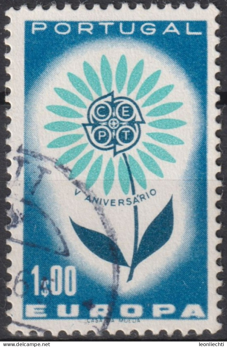 1964 Portugal ° Mi:PT 963, Sn:PT 931, Yt:PT 944, Stylized Flower, Europa (C.E.P.T.) 1964 - Blume - Gebraucht